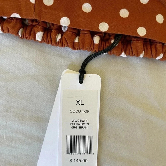 WeWoreWhat Coco polka dot crop top - Picture 7 of 14